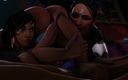 Velvixian3Futanari: Pharah và Symmetra trêu chọc con cu to (futa shemale)