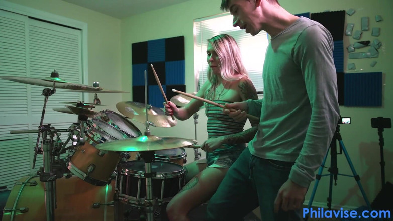 Philavise: My First drum lesson featuring Angel Amour