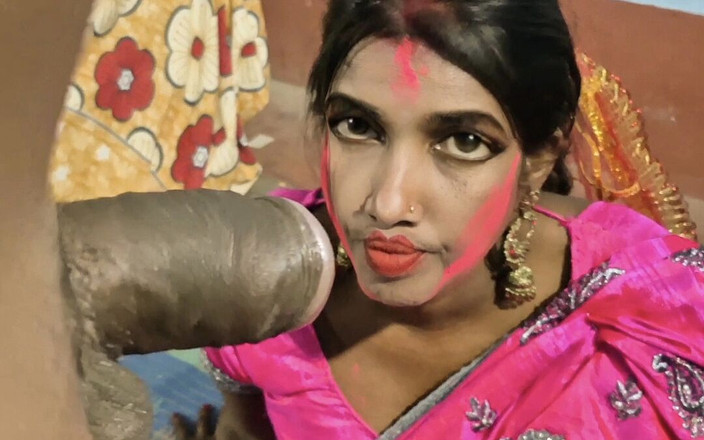 Somausha: Holi Special, vedeta porno din Bangladesh Soma ia muie, futai în...