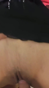 Toying an Older Womans Pussy Before Cumming Over It