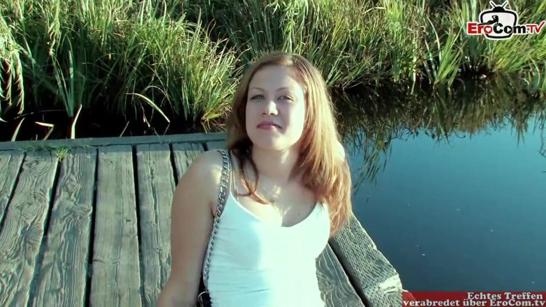EroCom: Young girl with small tits picked up outside to fuck