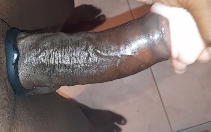 Black guy: New Toy Pt2 Fleshlight and Cock Ring