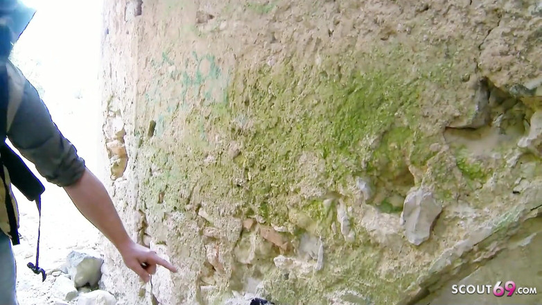 Full porn collection: Sexy skinny teen Andrea gets fucked hard outdoors by cameraman