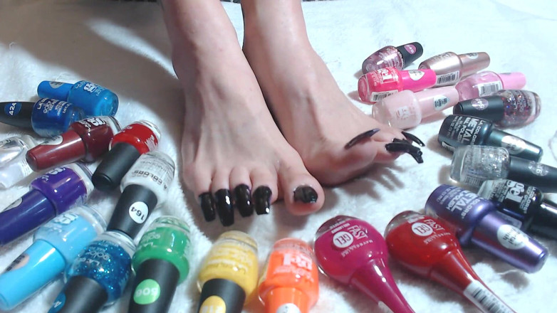 Abby Anna: Tons of toenails compilation