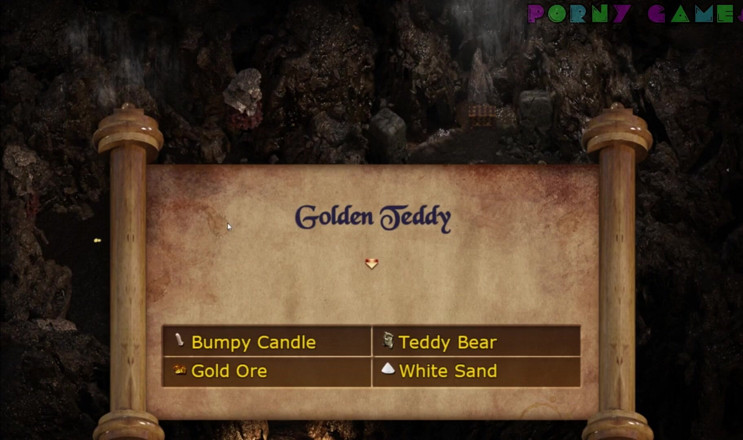 Porny Games: Treasure of Nadia - Threesome on a cave (2/4)