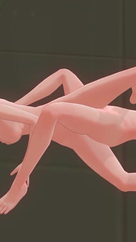 Two Lesbian Students in Swimming Suits Rub Their Pussies