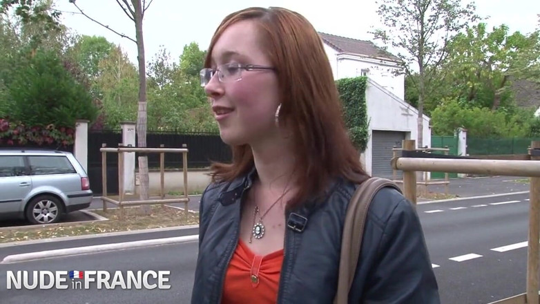 La France a Poil: Pretty young and small titted readhead slut banged and sodomized...