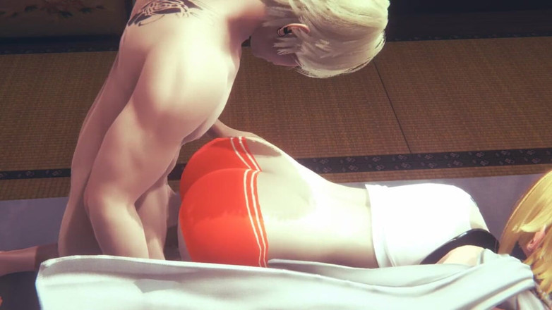 Yaoitube: Legenda lui Zelda - Link Femboy într-un sex în trei