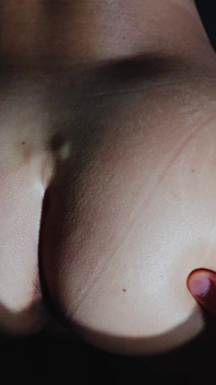 Lying Down He Fucks Me From Behind, Spreads My Asshole with a Finger to Cum Inside It