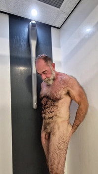 Hairy Jack Taking a Shower