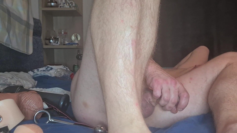 Anal Fetish Couple: Both coming when she is licking his ass hole