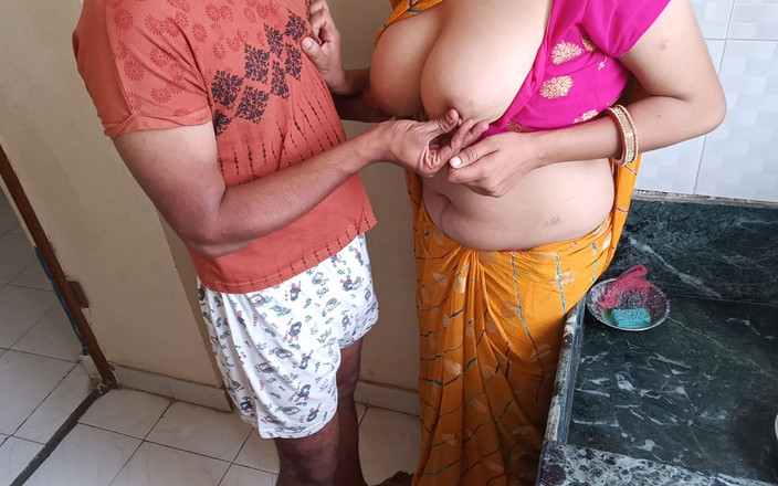 Yourdidipriya: Kaamwali Naughty Married Step Daughter Fucked in Kitchen While She...