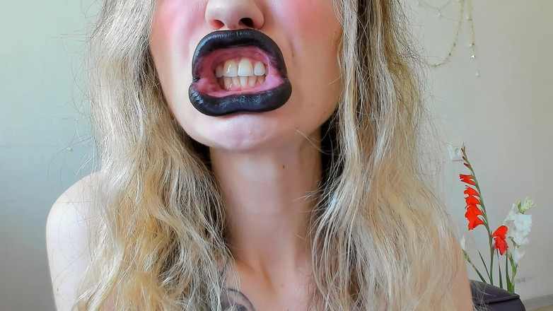 Rarible Diamond: Labios cuadrados negros