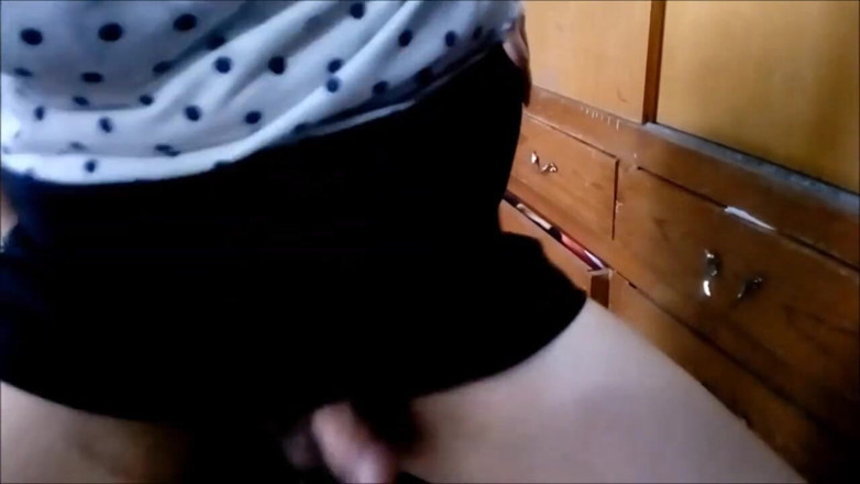 Crystal Phoenix: Anal masturbation on a chair