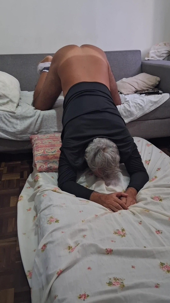 Ladysilvas: Ladysilva Showing off My Tanned Ass with Sexy Mark
