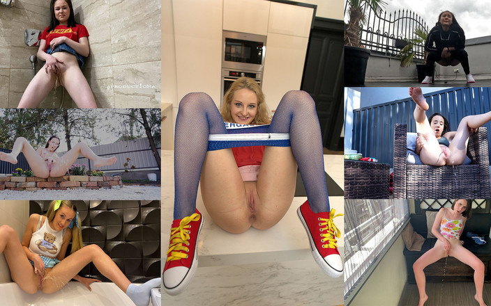 AproductionA: Kompilasi 7 cewek lagi kencing