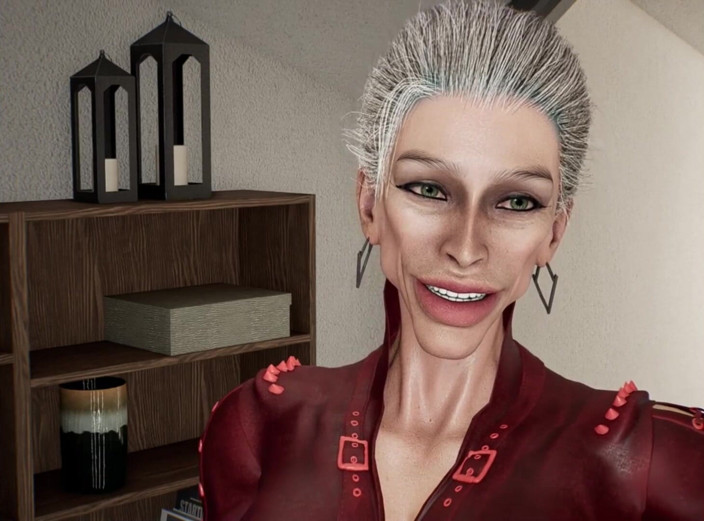 Denis animation: 70 Yo Granny with Implants Is Super Sexy
