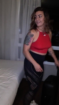 Pretty Blonde French Girl with Big Ass Cheats on Her Boyfriend, Caught Masturbating and by Her Roommate