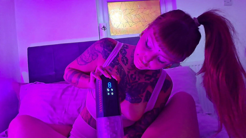 Only Owain: My Girlfriend Uses Cock Sucker Toy on My Big Cock