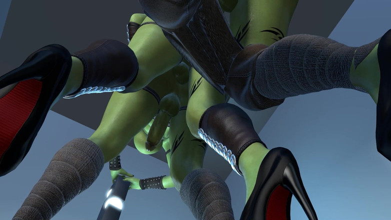 Wraith Futa: Futa ork стоячий анальний поїзд