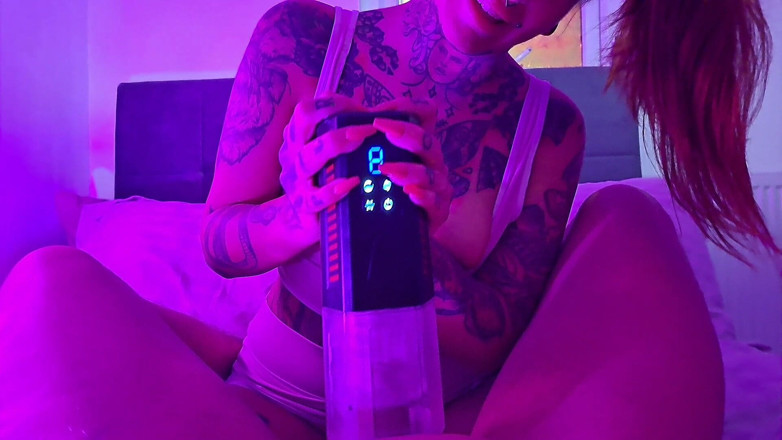 Only Owain: My Girlfriend Uses Cock Sucker Toy on My Big Cock
