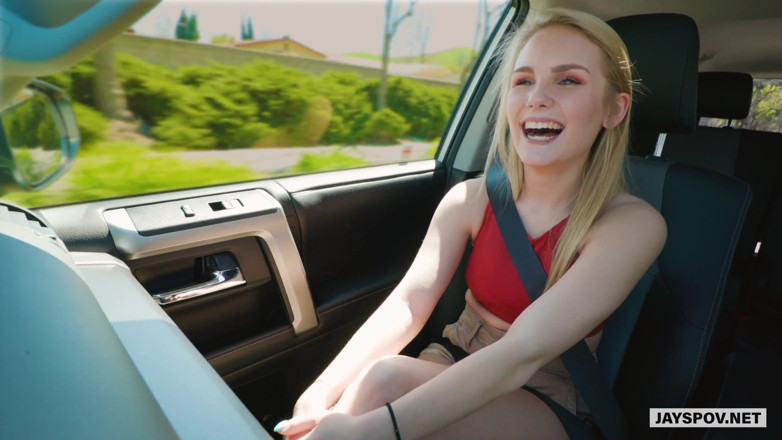 JAYS POV: Tiny Blonde Teen 18 Years Old First Time Porn Video