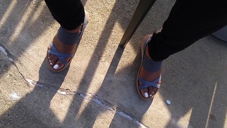 Foot Patrol: Car Session with Talisa's 1st Foot Worship Experience