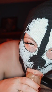 Ghost Sits on Your Face and Sucks Your Cock.