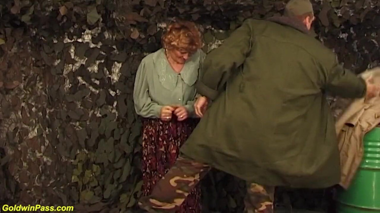 Goldwin pass: First big cock for 73 years old gilf