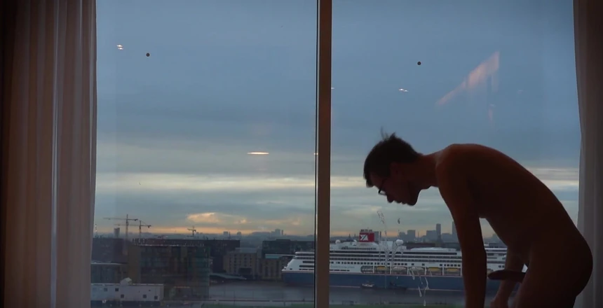 GayDuplo: Un poco de mis vacaciones - filmada en Amsterdam. Nadie tiene...