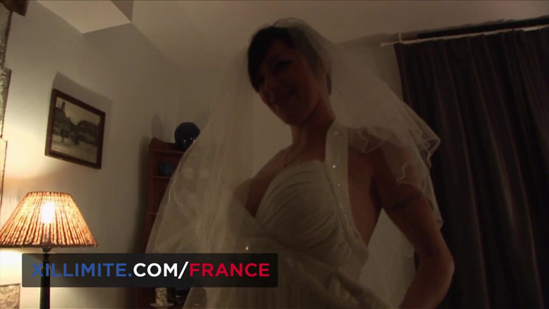 Made In France: First sodomy with the busty bride
