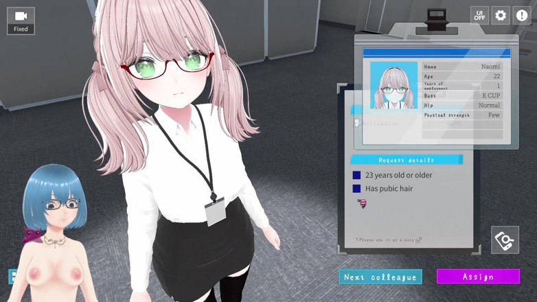 AliChan Vtuber: Let's Start Managing the Sexual Relief Department! Demo Gameplay 4