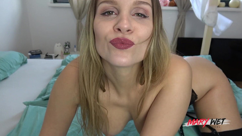 Mary Wet: Jerk off My Face! Webcam Recording