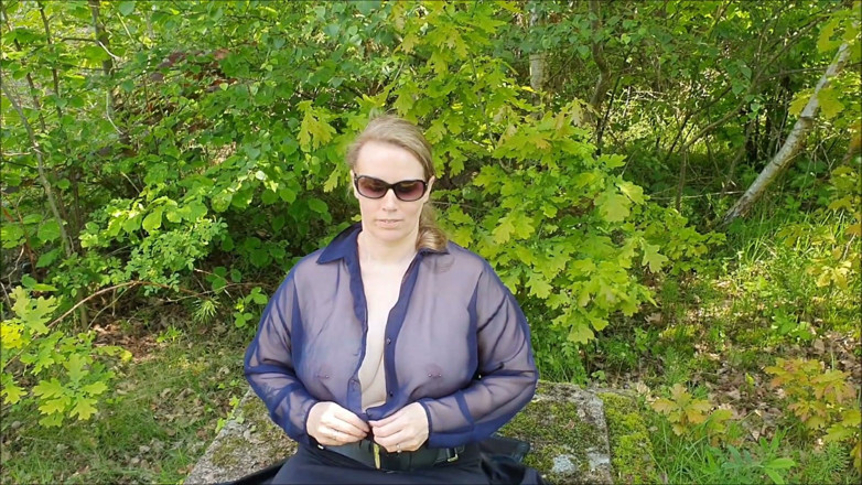 UserBitch1: Outdoor Facial and Oral Cum