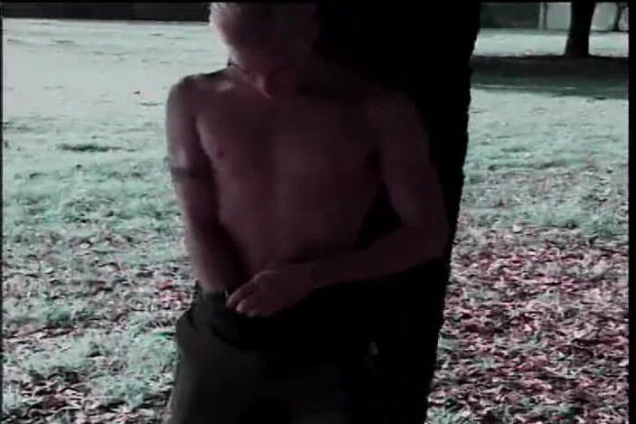 Gays Case: Blonde boy loves sucking hard dick on his knees