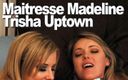 Picticon bondage and fetish: Maitresse Madeline ve Trisha Uptown kadın egemenliği kadın egemenliği dildo...