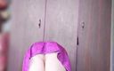 Ladyboy Kitty: Rosa sissy girl lady pojke vit stor rumpa vit hud...