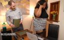 Melon Juggler: Bustyblack Secretary Back Scuttled Over Her Desk by the Bosses...