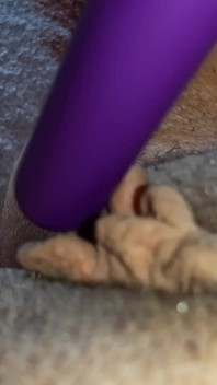 My Pussy Is Dripping and My Swollen Clit Is Shaking From an Intense Orgasm From the Vibrator