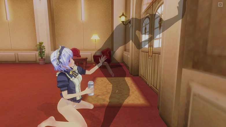 H3DC: 3D HENTAI La cameriera con il culo grosso si masturba...