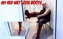 Hotvaleria SC3: My red wet look boots