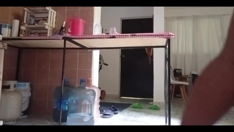 Karmicoxv: Karmica MILF BBW Chubby Mexican in the Kitchen