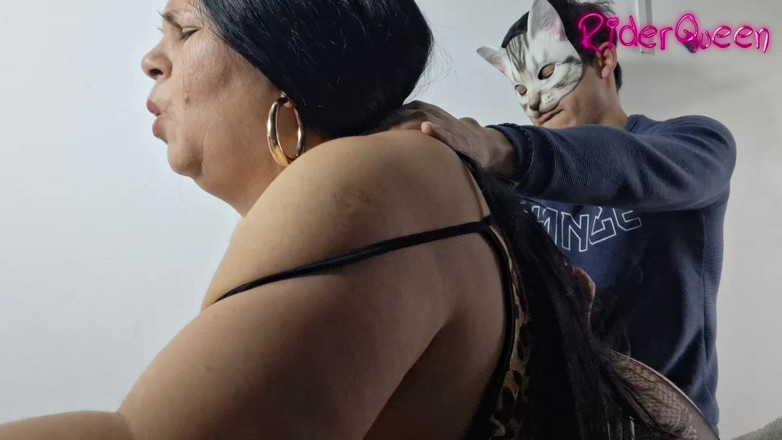 Riderqueen: Stepmom Sharing Bed Stepson - Video for Fans MILF BBW