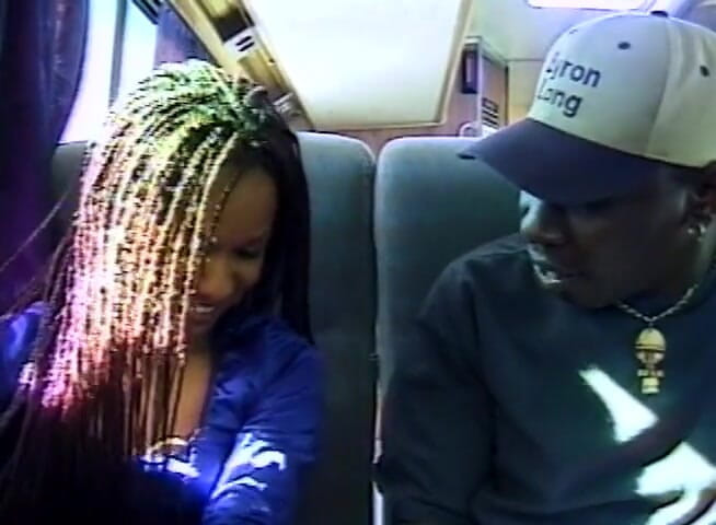 Black Jass: Hairy ebony babe gets anally plowed in the bus
