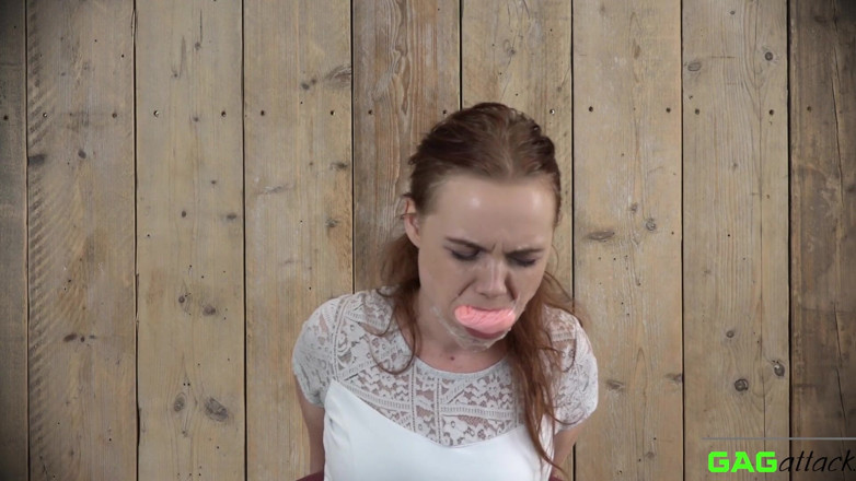 Gag Attack: Roxy - tegaderm tape gagged