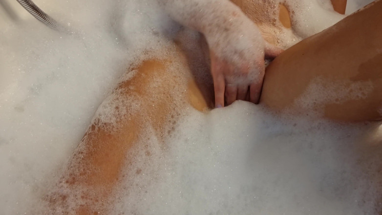 TheloveStory: Busty blonde teen masturbates in the bath