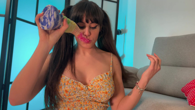 Pamsnusnu: Adorazione del culo &amp; duro anale con un bad dragon toy