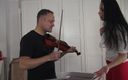 Femdom Austria: Violin crushing!