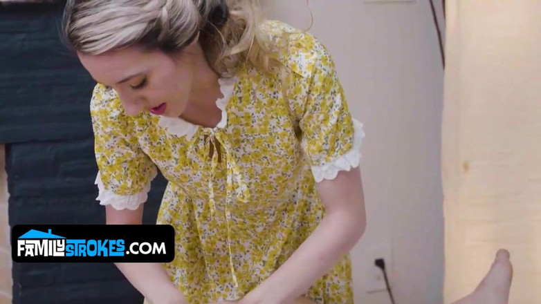 Family Strokes: 継娘たちが継父たちに官能的なエロティックマッサージをして、ハッピーエンドを迎える