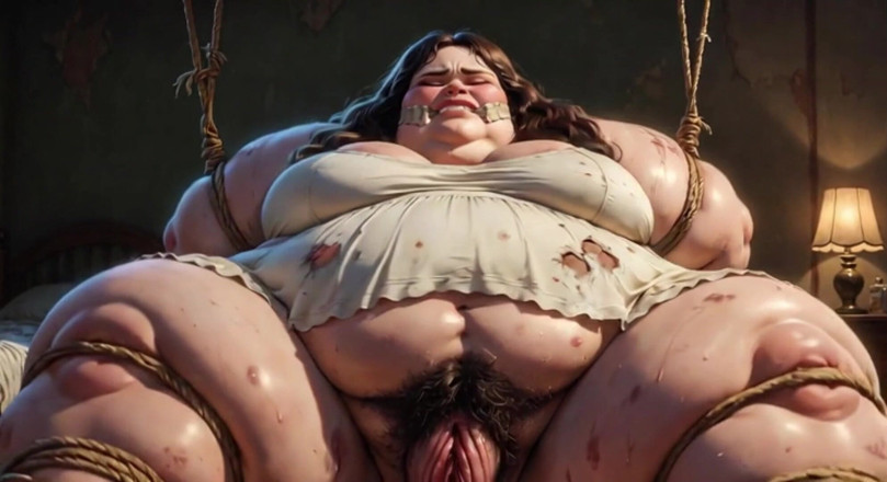 YOUR BEST FANTASY: Virgin Fat SSBBW Bound - Scared &amp; Begging for Cock in Her...